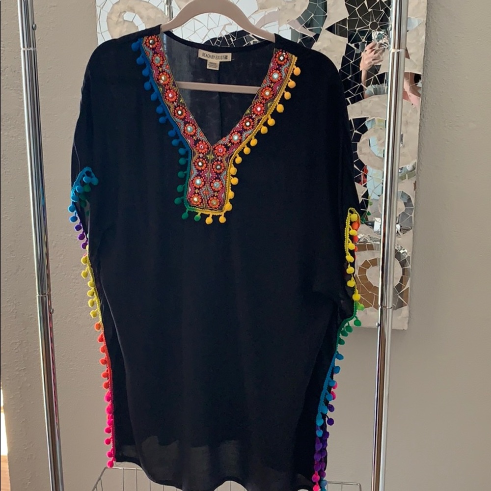 Black tunic coverup